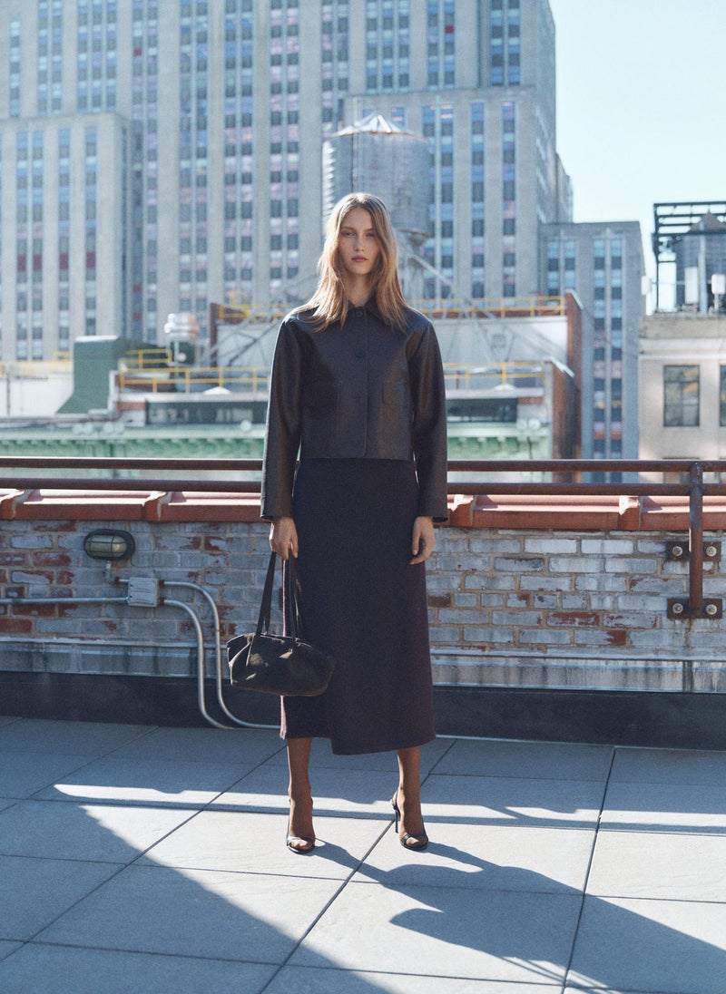 MANGO - Leather-Effect Pockets Jacket - Image 1