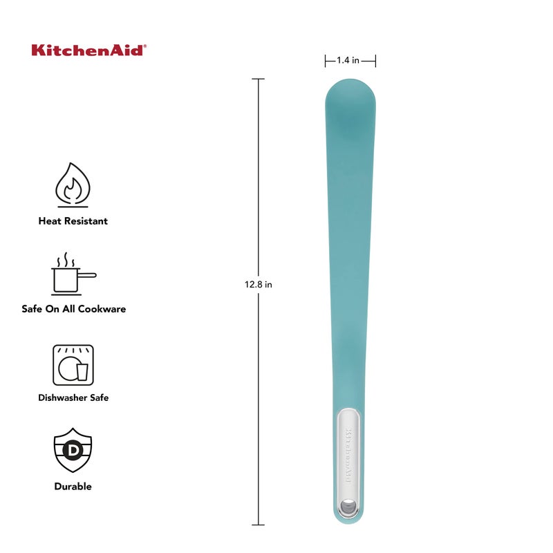 KitchenAid Classic Blender Spatula, 12-3/4 inches, Aqua Sky - Image 3