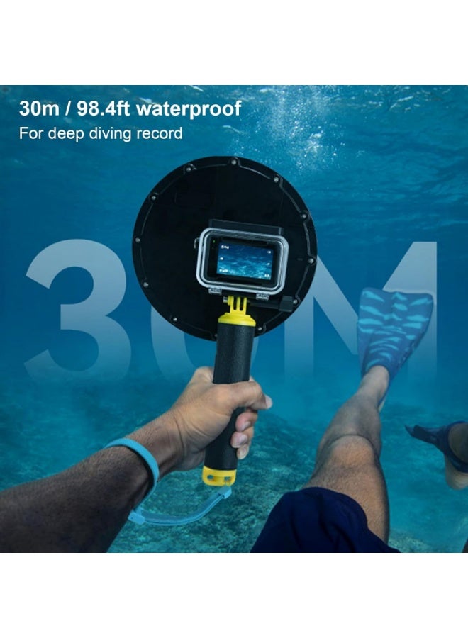 Waterproof Action Camera Cover Kit Underwater Photography Case with Face Protection Diving Fish Eye Dial for Gopro HERO9 Camera - Image 2