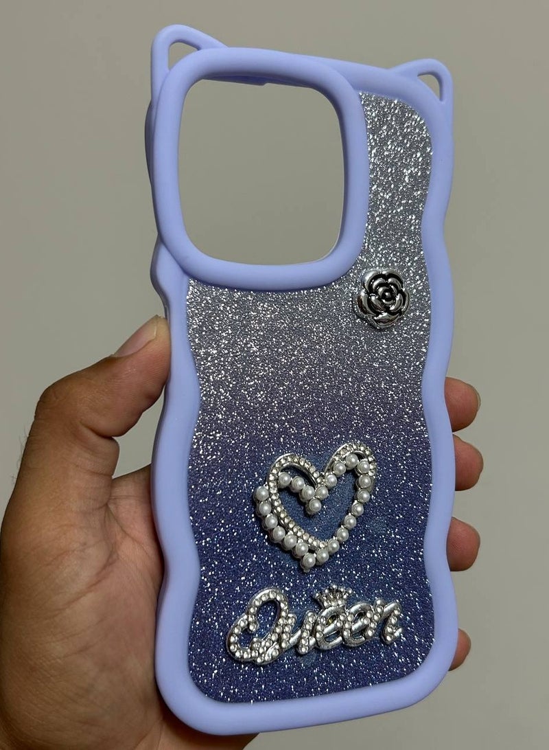 Queen Heart Back Cover Compatible with Xiaomi Redmi Note 13 4G - Image 2