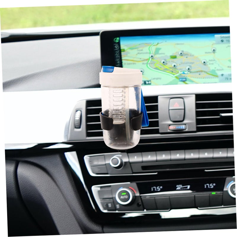 Universal Car Air Vent Cup Holder Coaster Water Bottle Holder Stylish Design Black - Image 4