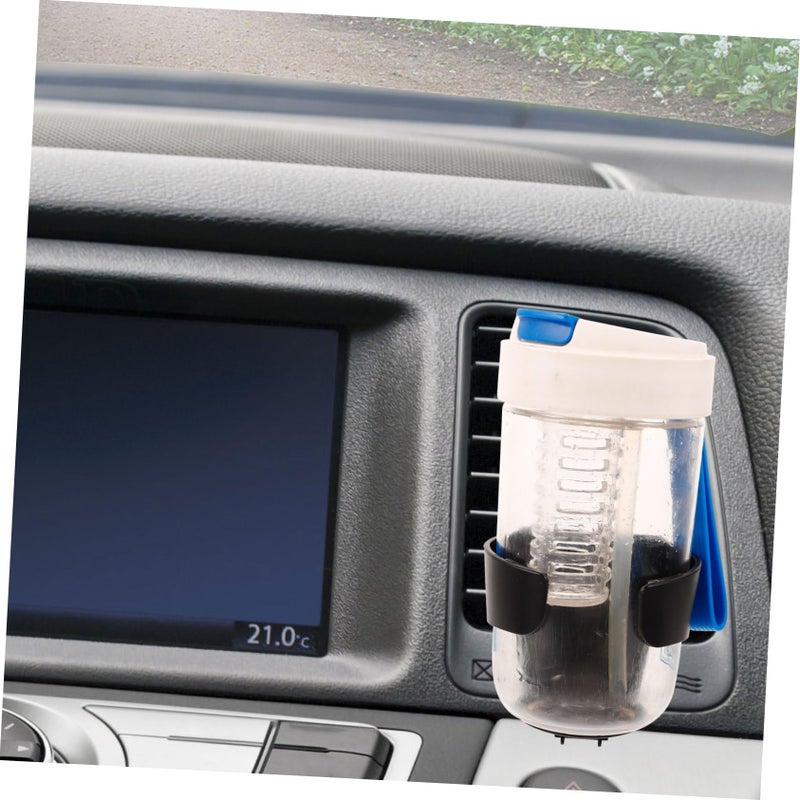 Universal Car Air Vent Cup Holder Coaster Water Bottle Holder Stylish Design Black - Image 3