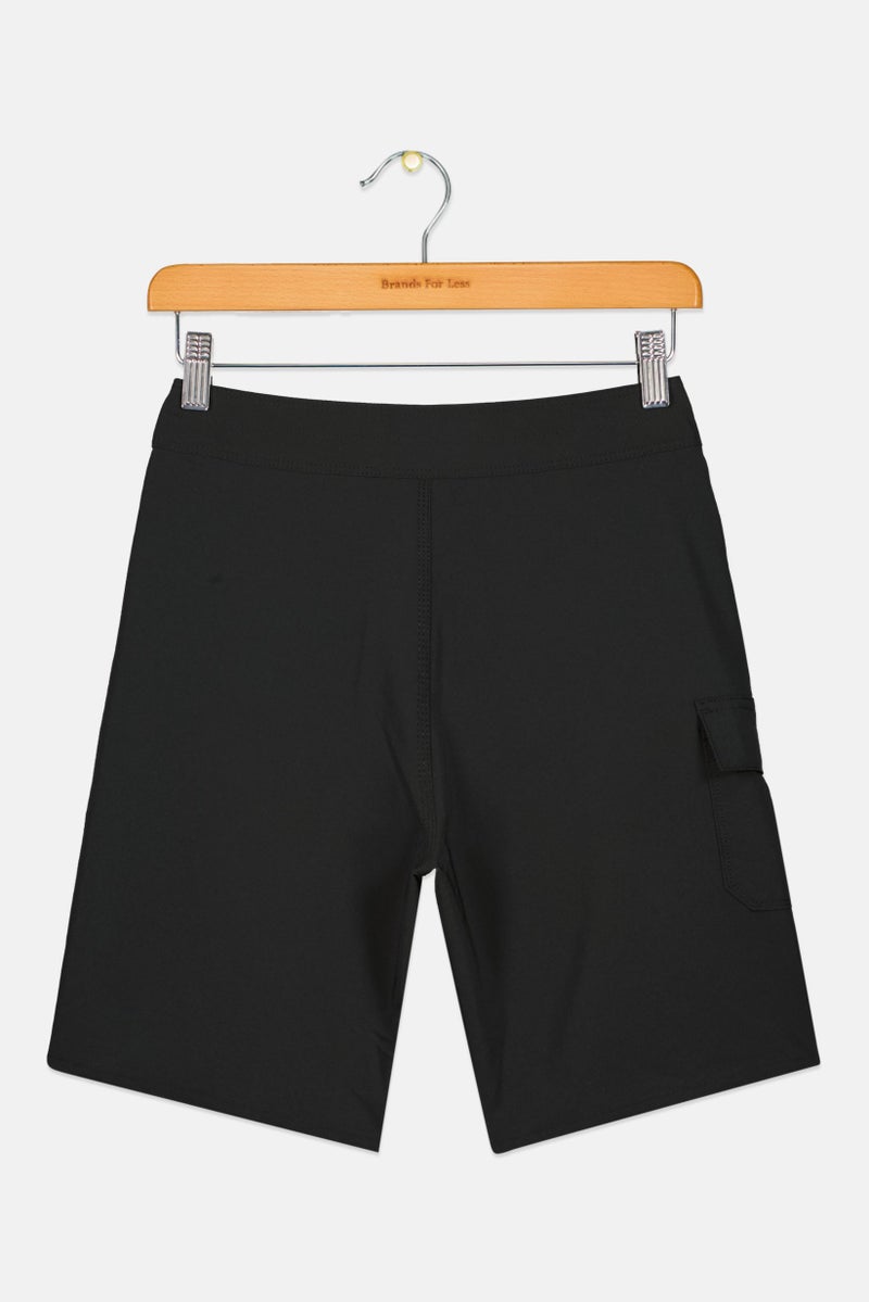 Billabong Kids Boy Brand Logo Board Shorts, Black - Image 2