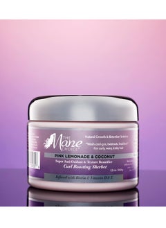 THE MANE CHOICE The Mane Choice Pink Lemonade Super Anti-Oxidant & Texture Beautifier Curl Boosting Sherbet, 12 oz  - Image 3