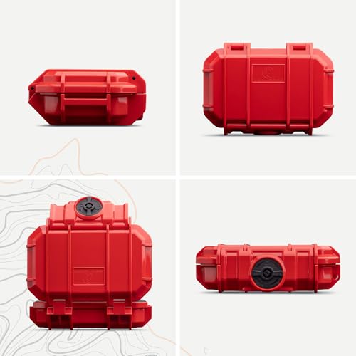 Evergreen 52 Waterproof Dry Box Protective Case - Travel Safe/Mil Spec/USA Made - for Cameras, Camping, Fishing, Hiking, Traveling, Water Sports, Knives, Survival (Red) - Image 2