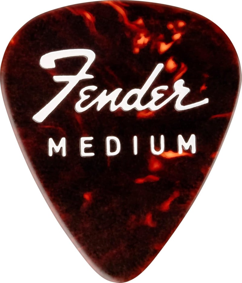 FENDER بيك كهربائي فاخر من فيندر بشكل 351 عبوة 12 قطعة في علبة معدنية - Image 3