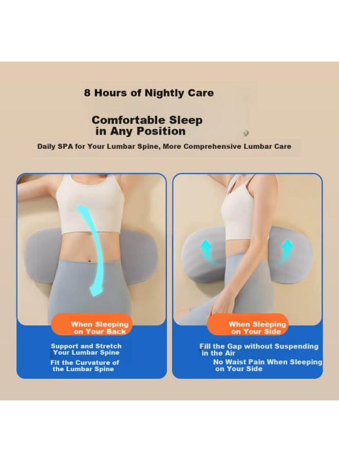Cory Heating Back Pillow For Bed, Waist Support Cushion, Memory Foam Lumbar Support For Sleeping, Lumbar Disc Herniation Relief - Image 5