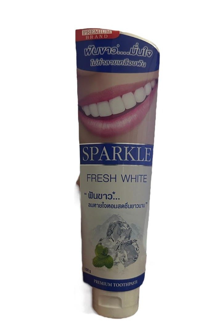Sparkle fresh white premium toothpaste from Thailand