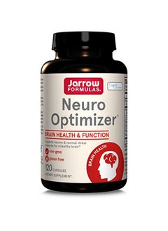 jarrow formulas Neuro Optimizer Dietary Supplement Brain Health & Antioxidant Support Includes 7 Neuro Nutrients Gluten Free 120 Capsules 30 Servings  - Image 1
