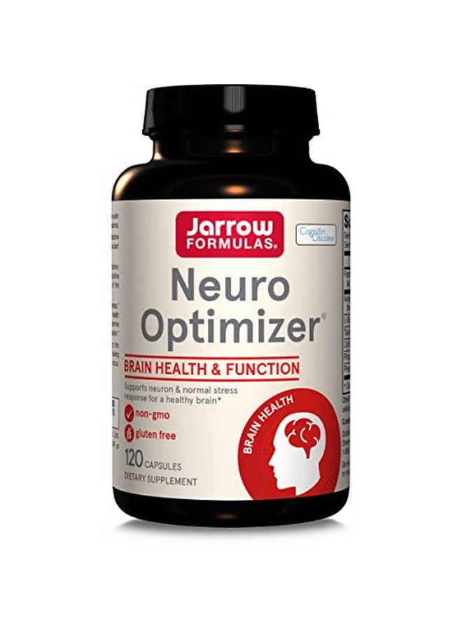 jarrow formulas Neuro Optimizer Dietary Supplement Brain Health & Antioxidant Support Includes 7 Neuro Nutrients Gluten Free 120 Capsules 30 Servings - Image 1