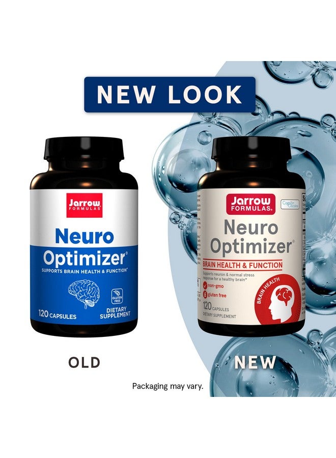 jarrow formulas Neuro Optimizer Dietary Supplement Brain Health & Antioxidant Support Includes 7 Neuro Nutrients Gluten Free 120 Capsules 30 Servings - Image 3