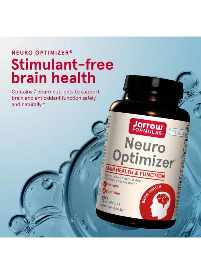 jarrow formulas Neuro Optimizer Dietary Supplement Brain Health & Antioxidant Support Includes 7 Neuro Nutrients Gluten Free 120 Capsules 30 Servings - Image 4