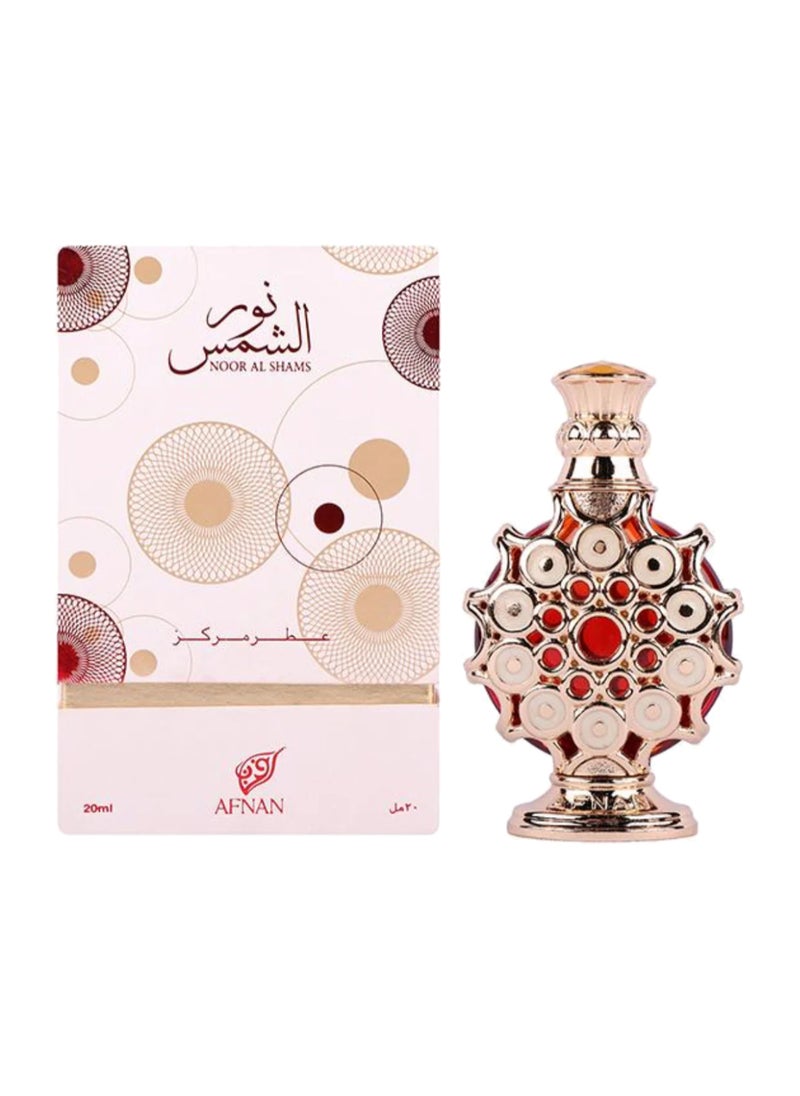 Afnan Noor Al Shams Concentrated Perfume Oil, 20Ml  - Image 1