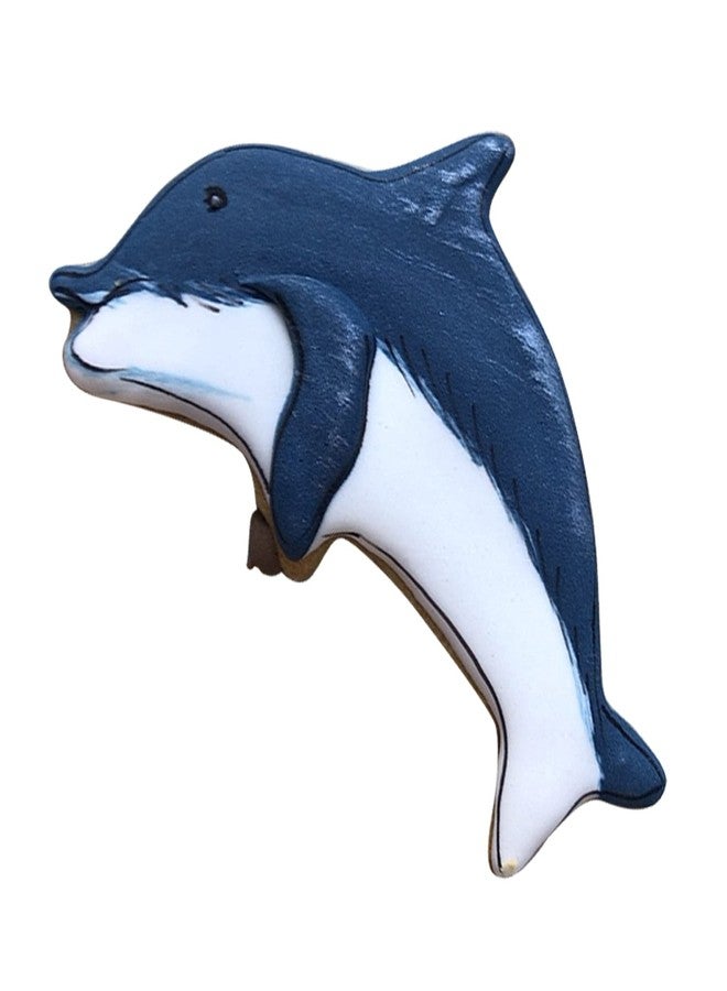 LILIAO Dolphin Cookie Cutter, 4" Stainless Steel - Image 2