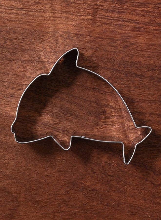 LILIAO Dolphin Cookie Cutter, 4" Stainless Steel - Image 5