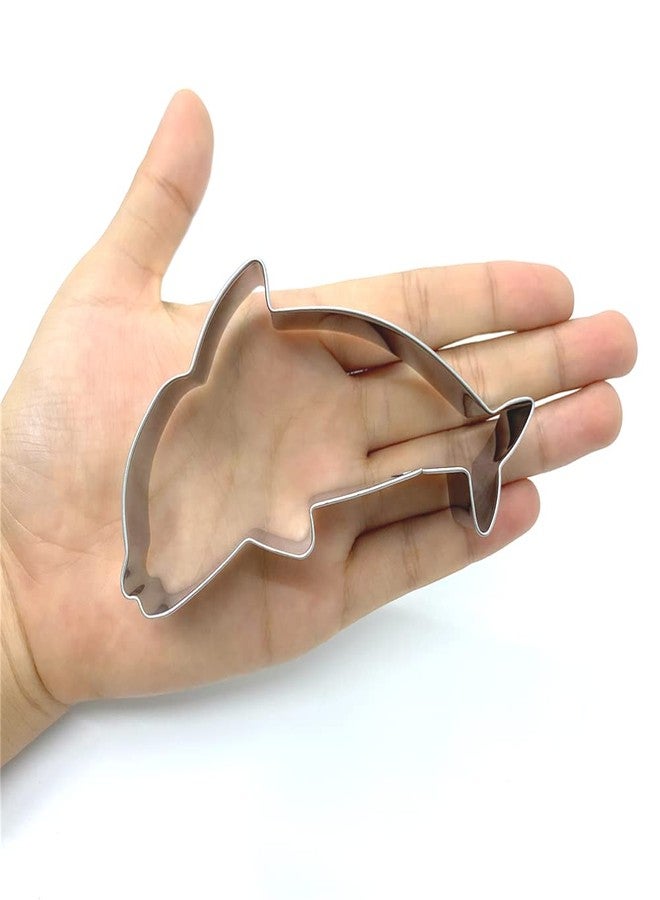 LILIAO Dolphin Cookie Cutter, 4" Stainless Steel - Image 4