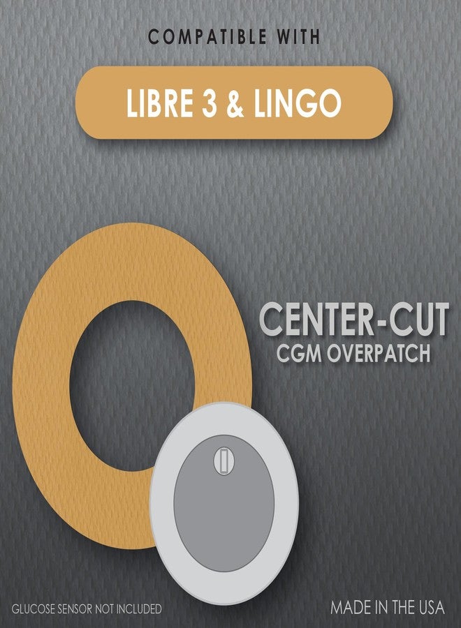كوفر غارد رقعة CoverGuard CGM | فري ستايل ليبر 3 | تصميم تان بفتحة مركزية | 25 قطعة | لاصق مقاوم للماء | مقاوم للتلف | سهل التركيب والإزالة | صنع في الولايات المتحدة الأمريكية | حماية المستشعر - Image 2