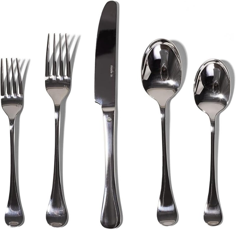Madein Made In Cookware  Flatware Set  4 Place Settings 20 Piece Set  Crafted In Italy - Image 1