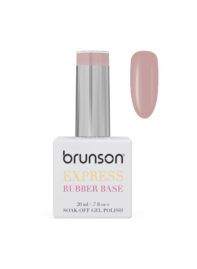 brunson Rubber Base Gel Nail Polish 20Ml - French Rubber Base Coat Long-Lasting, Durable And Chip-Resistant Nail Strengthener Gel Nail Polish Base Coat For Manicure And Pedicure