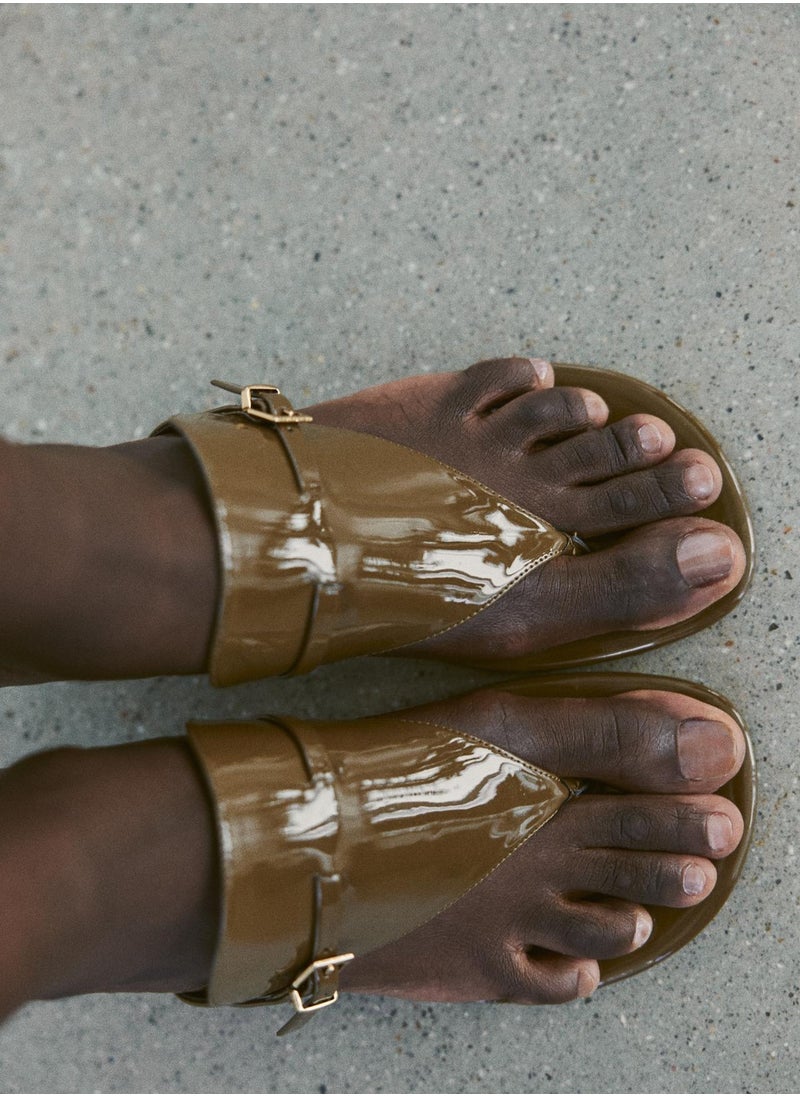 Zara - High heel sandals with buckle - Image 1