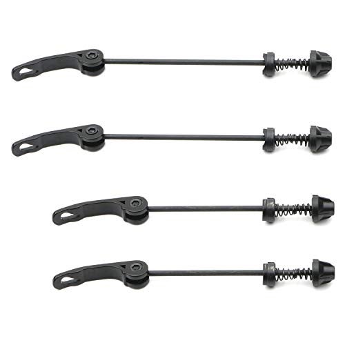 Rowiz 2 Pair Quick Release Bicycle Skewer, Road Mountain Bike Front and Rear Axle Hollow Shaft Set - Image 2
