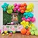Beaumode Tropical Balloon Arch Garland Kit for Summer Pool Splish Splash Party Cartoon Princess Birthday Girl Bridal Shower Girls Aloha Hawaiian Luau Birthday Party Decorations Tropical - Image 2