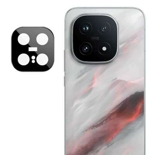 FabeKee For vivo iQOO 15 5G Full Coverage Camera Lens Protector Tempered Glass HD Clear Lens Film (Black Version) - Image 1