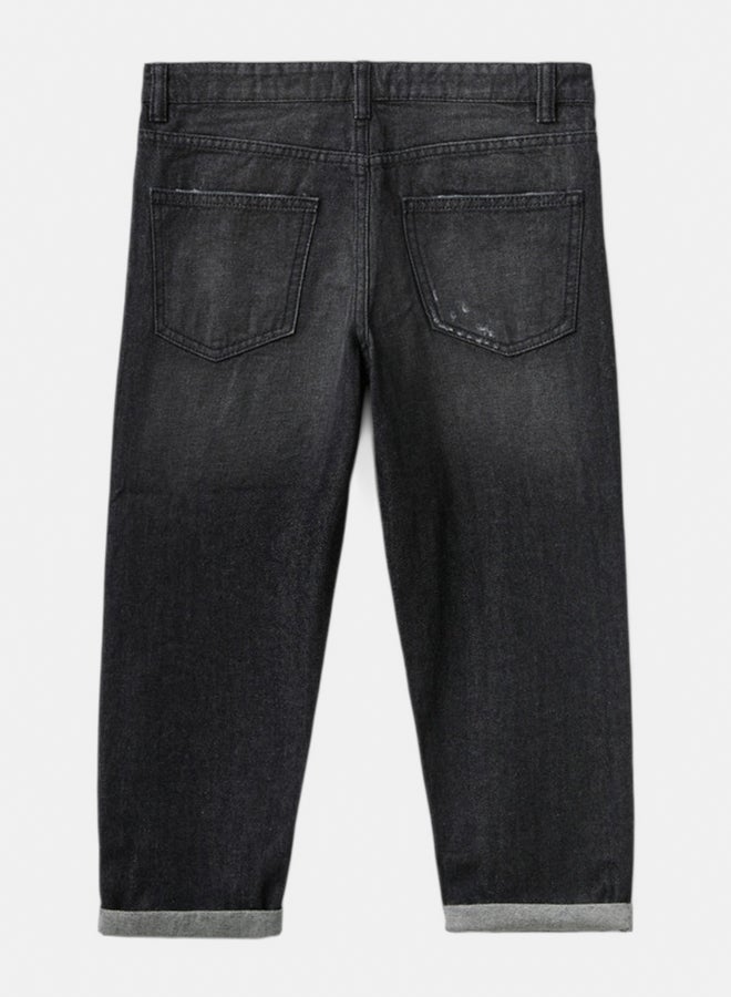 بينيتون جينز بناتي بقطع - Image 2