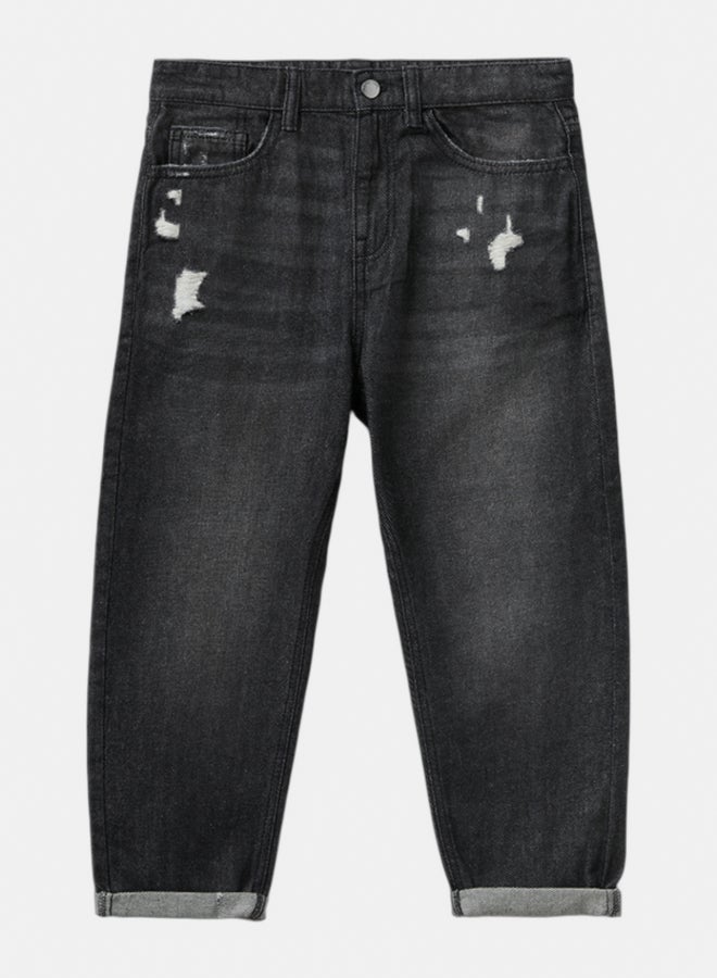 بينيتون جينز بناتي بقطع - Image 1