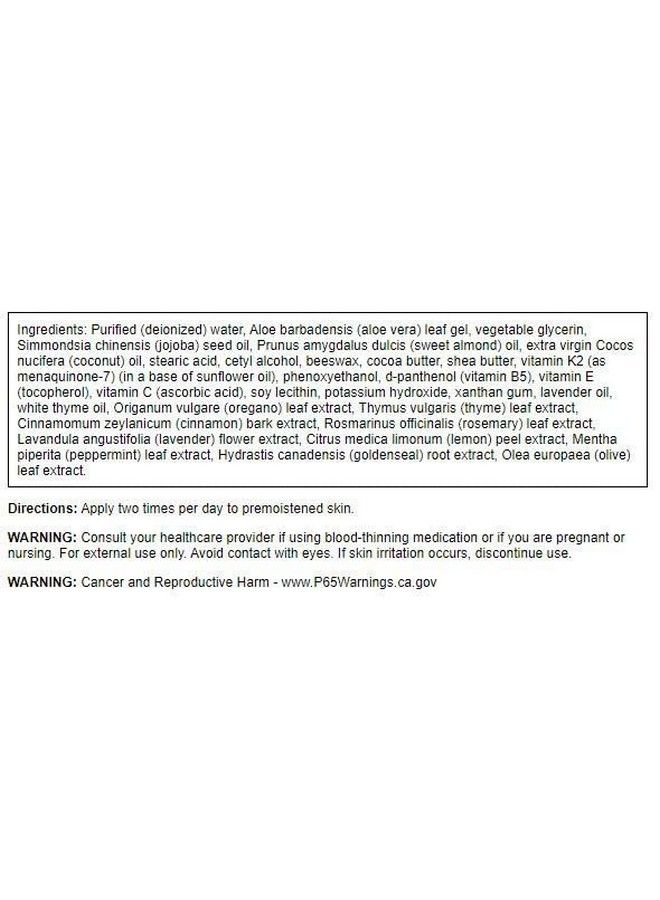 SWANSON Vitamin K Cream With Menaquinone7 2 Fl Ounce (59 Ml) Cream - Image 3