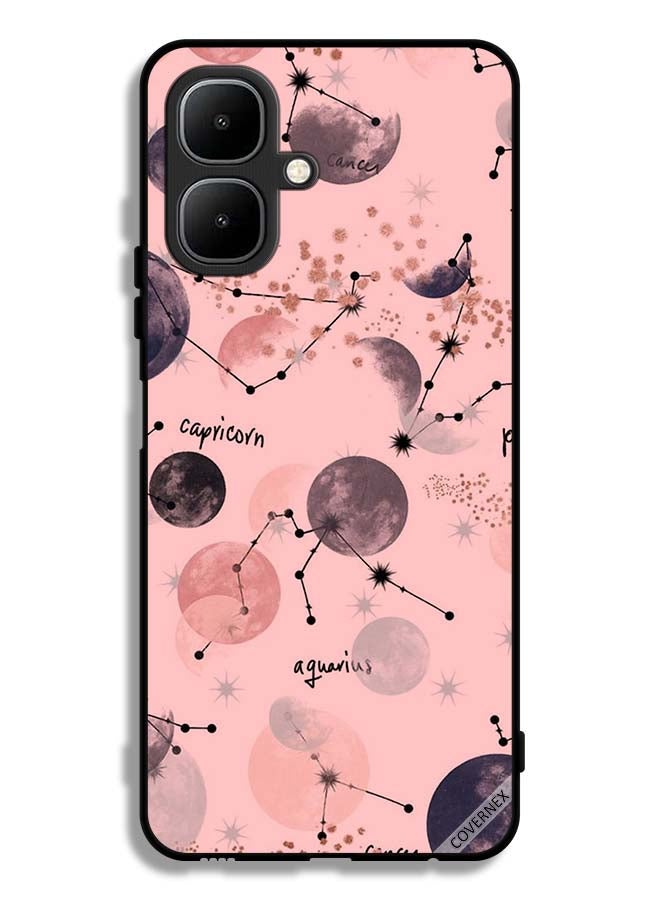 Covernex Infinix Smart 10 Protective Case Cover Zodiac Signs Pastel Art