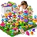 Garbo Star 145 Pcs Toys for 3 Year Old GirlToddler Gardening Set Flower Garden Toy Girls Building Sets Best Educational Learning Fine DIY Crafts Stem Construction Stacking Kitfor 3 4 5 6 7 Years Kids - Image 2