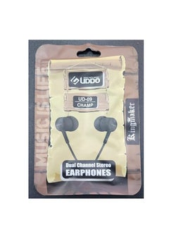 Generic UDDO UD-09 Wired Earphones, Dual Channel Stereo with Built-in Mic - WHITE  - Image 5
