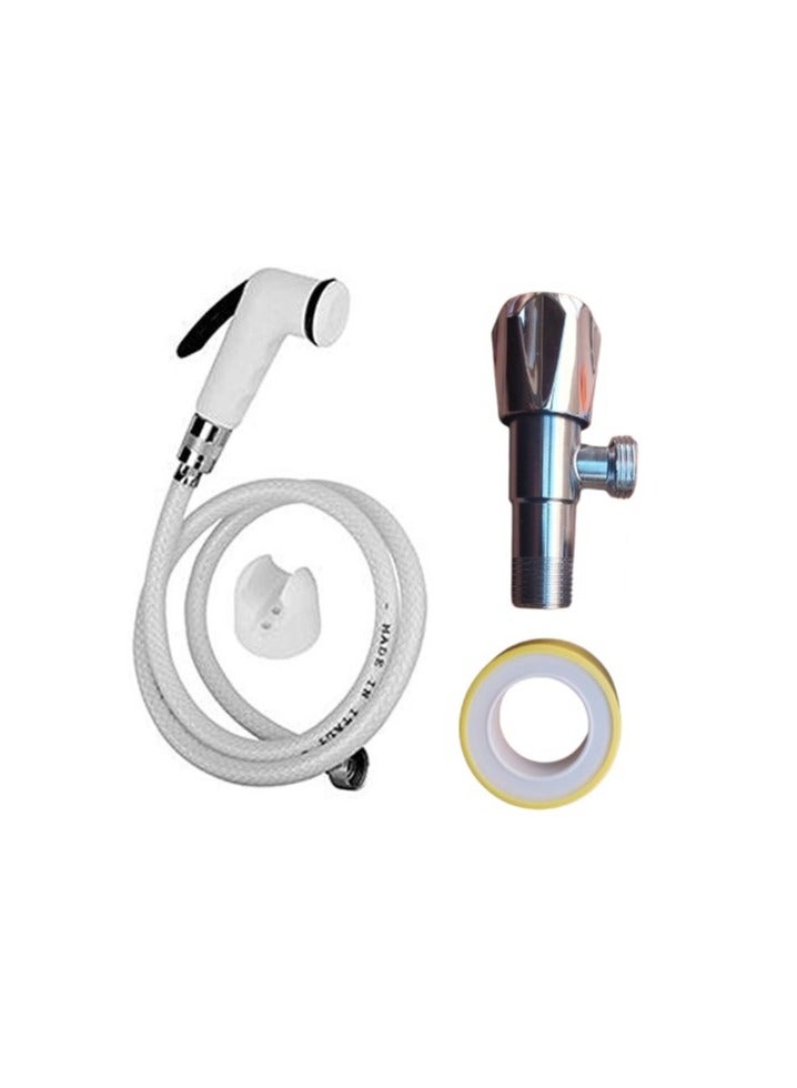 Easy Install Bathroom Bidet Splash Without Technical Splash 2 Outlet + Hose + Bidet Head + Hook Code 501Tr - Image 1