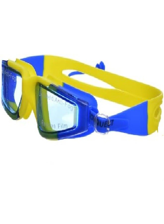 Generic Swimming Goggles Adults.kids Large View Silicone Swimming Eyewear Large Frame Ant Leakproof Swim Eyewear For Beach Waterproof 