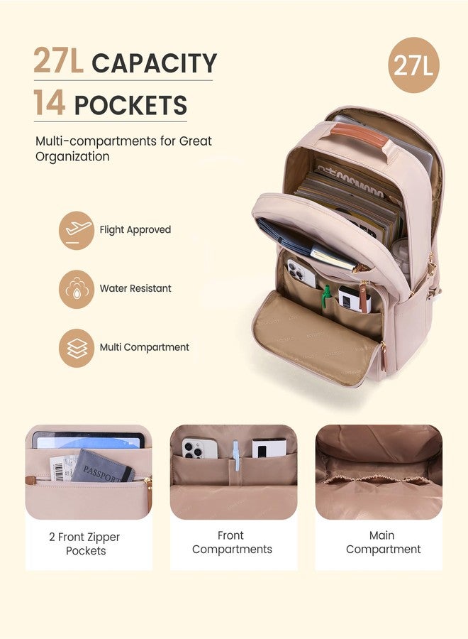 LOVEVOOK Laptop Backpack for Women, College Backpack for Student Teen Girl, 15.6" Work Business Computer Backpack, Back to School Bookbag, Casual Daypack Purse, Travel Personal Item Bag for Gift - Image 2