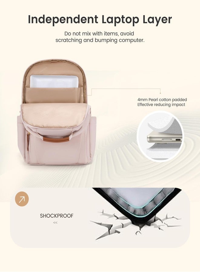 LOVEVOOK Laptop Backpack for Women, College Backpack for Student Teen Girl, 15.6" Work Business Computer Backpack, Back to School Bookbag, Casual Daypack Purse, Travel Personal Item Bag for Gift - Image 4
