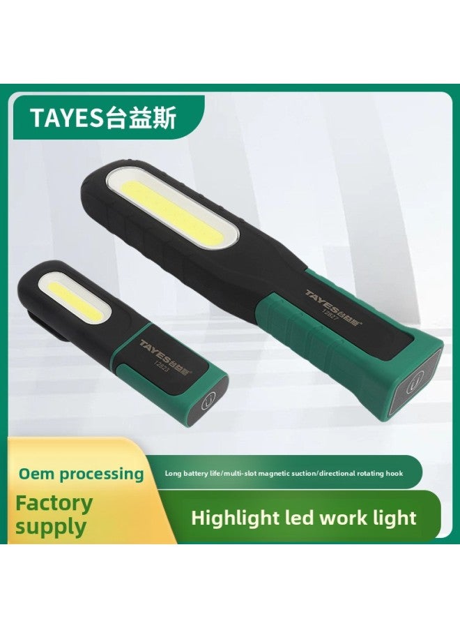 LED Work Light Auto Repair Light Super Bright Light Industrial Rechargeable Electric Flashlight With Strong Magnet Portable-Power:Convenient High-quality Led Work Light  - Image 1
