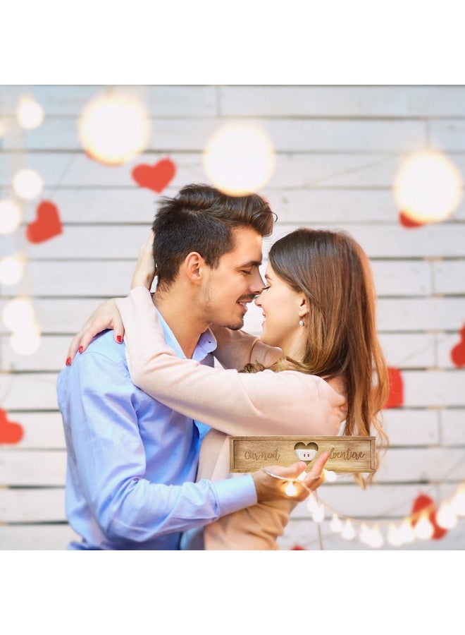 Barydat صندوق هدايا اختبار الحمل باري دات صندوق تذكار إعلان الحمل للزوج صندوق خشبي لإعلانات كشف جنس الطفل أفكار مفاجأة حامل اختبار هدايا تذكارية للأب والجد والجدة (بني) - Image 5