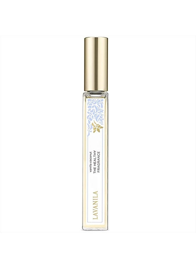 LAVANILA Vanilla Coconut Perfume for Women, 0.32 oz Roller - Tropical Coconut, Tahitian Tiare Flower & Warm Vanilla, The Healthy Fragrance, Clean and Natural - Image 1