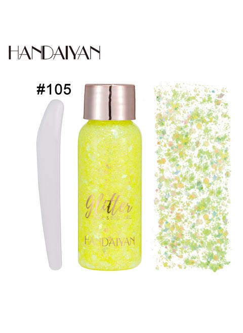 Face And Body Gel -Teras Glitter Body Gel