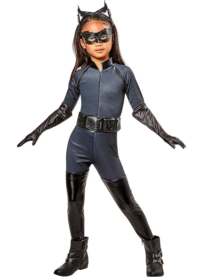 Rubies DC Batman The Dark Knight Rises: Catwoman Costume for Kids, Girl's Medium - Image 1