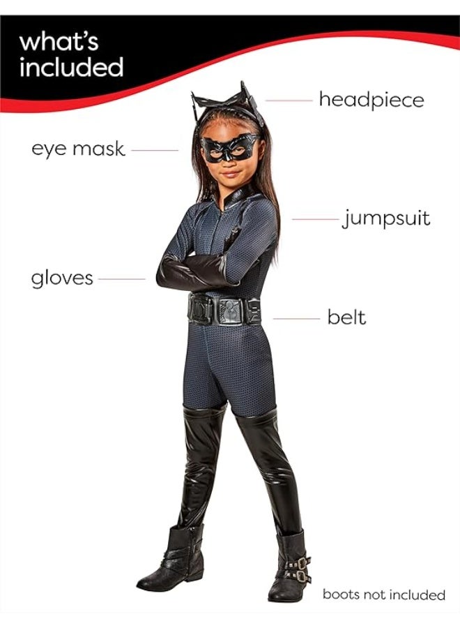 Rubies DC Batman The Dark Knight Rises: Catwoman Costume for Kids, Girl's Medium - Image 2