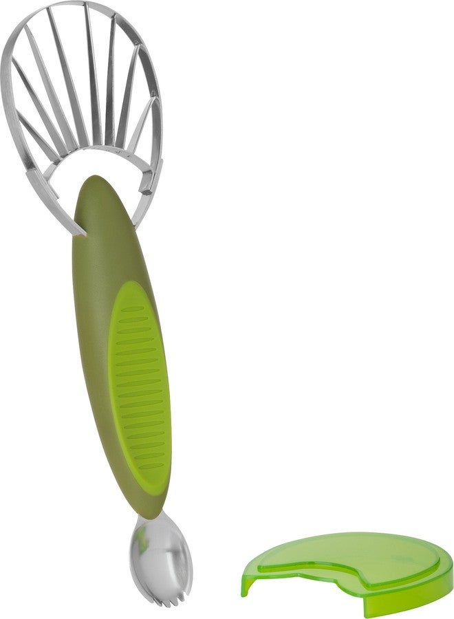 Trudeau 2-in-1 Avocado Slicer, Green - Image 1