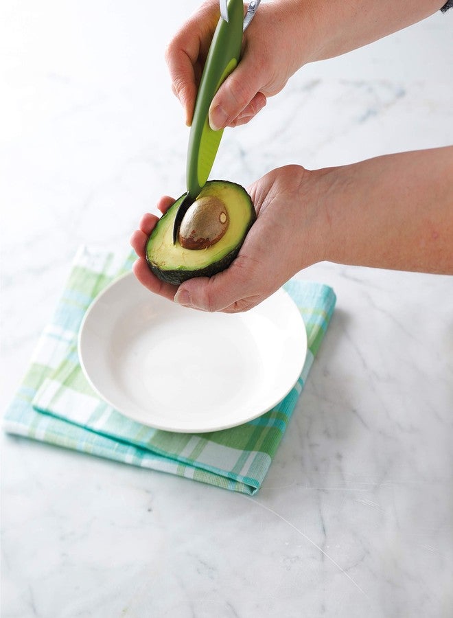 Trudeau 2-in-1 Avocado Slicer, Green - Image 5