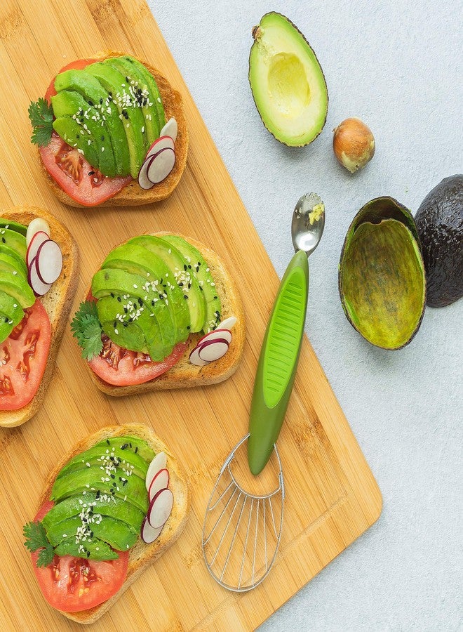 Trudeau 2-in-1 Avocado Slicer, Green - Image 3
