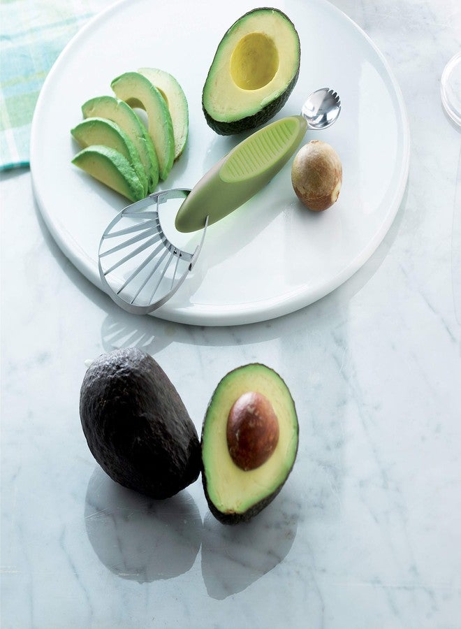 Trudeau 2-in-1 Avocado Slicer, Green - Image 4