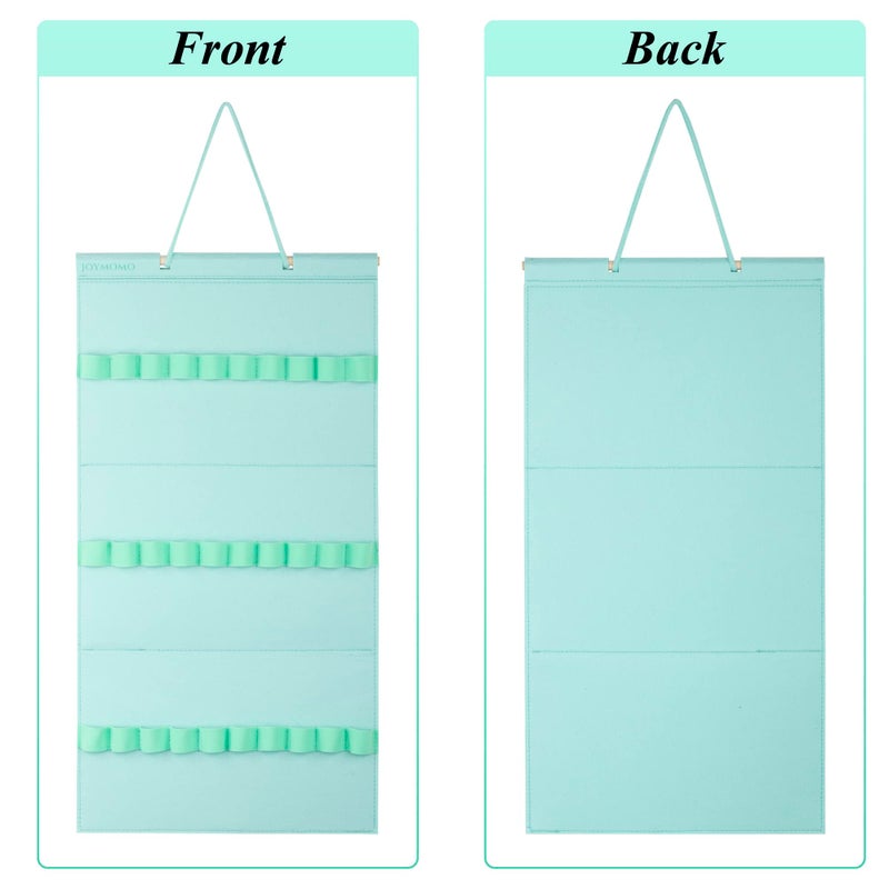 JOYMOMO Hanging Headband Holder For Girls,Felt Headband Organizer Headband Storage Holder Organizer For Headband (Without Headbands) (Mint Green) - Image 3
