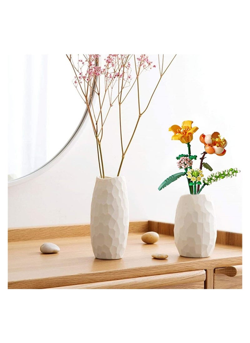 KASTWAVE - Flower Bouquet Building Blocks, Creativity Artificial Flowers Building Toy Set Flower Building Block Set for 6+ Kids, Gift for Children, Friends, Families (without Vase) - Image 1