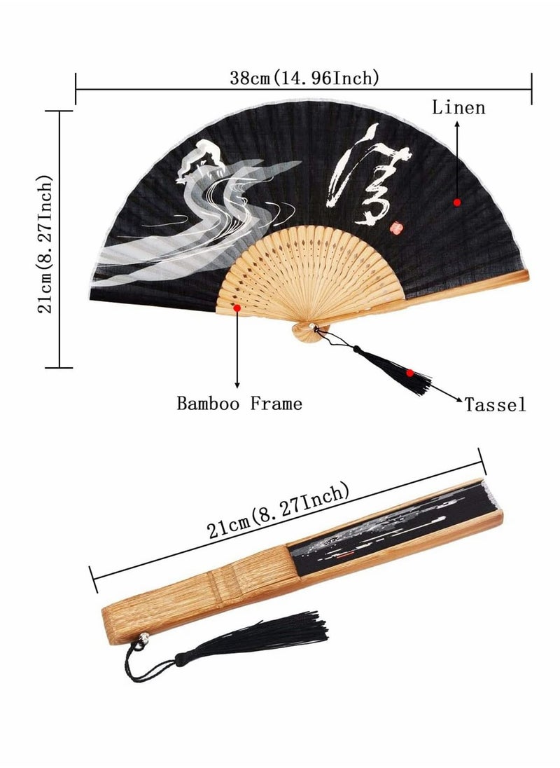 Excefore Folding Hand Fan, Small Handheld Fans  - Image 4